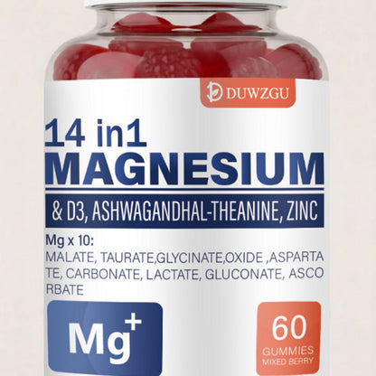 Magnesium-containing Gummy Candies