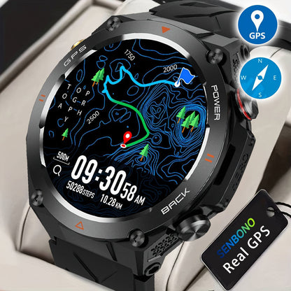 SENBONO GPS Smart Watch Men 1.45&
