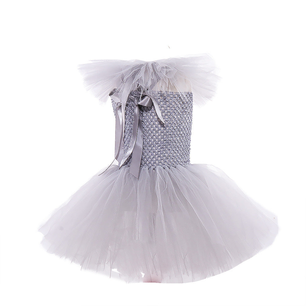 Mesh Princess Dress Set Children&