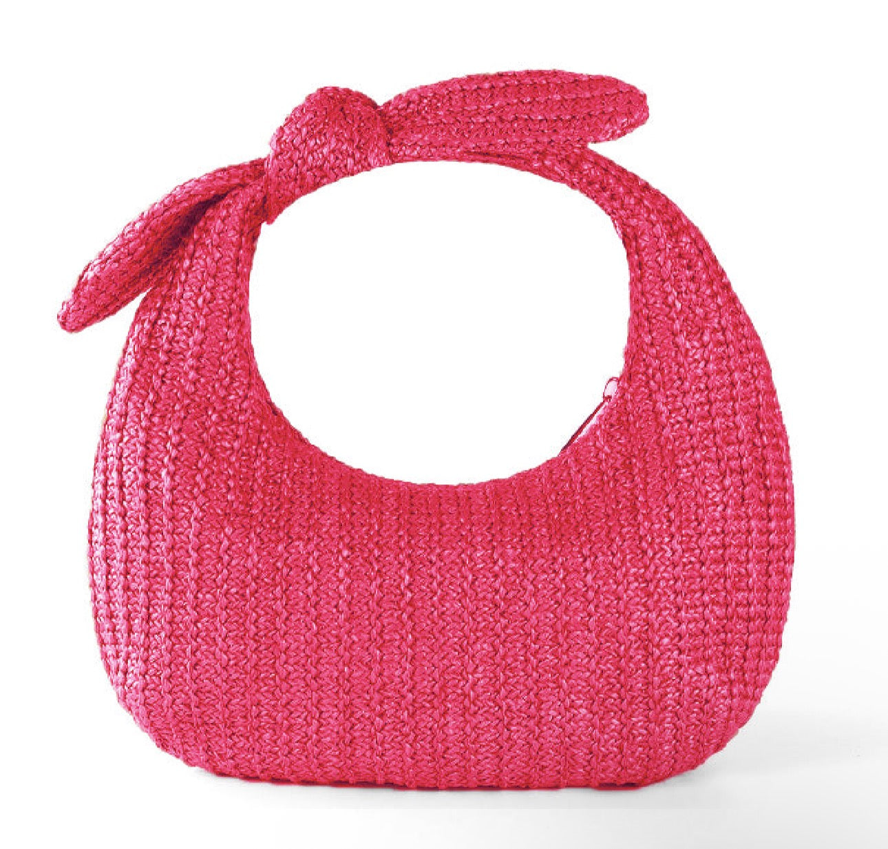 Style Bow Straw Handbag Clutch