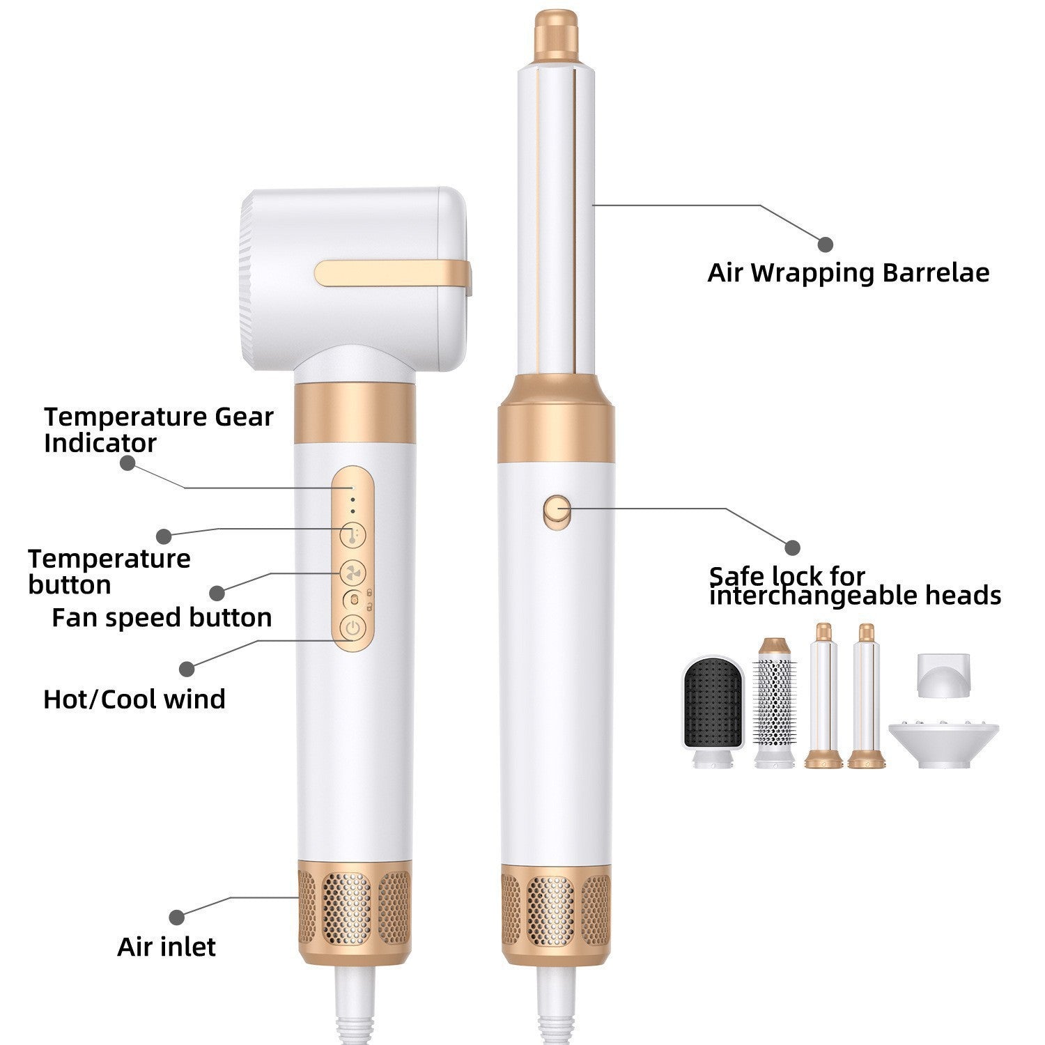 Luxury 7-in-1 Air Wrap Styler