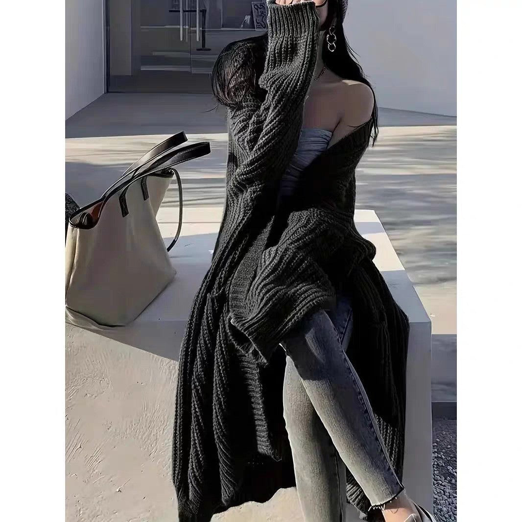 Overknee Sweater Coat Women&