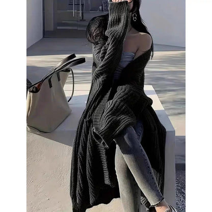 Overknee Sweater Coat Women&