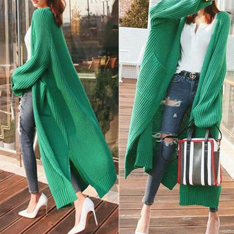 Overknee Sweater Coat Women&