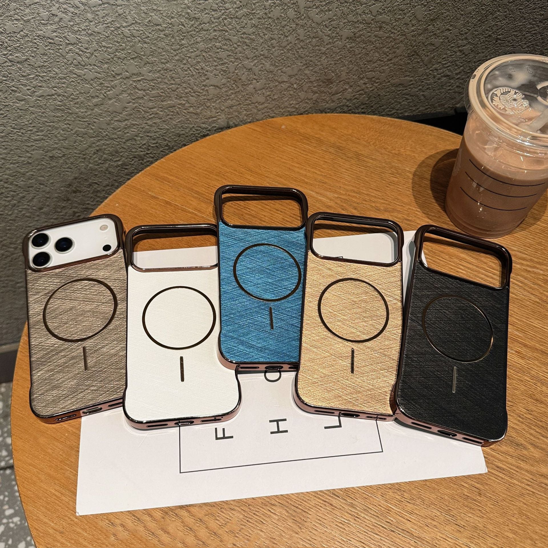 New Electroplating Frameless Magnetic Phone Case