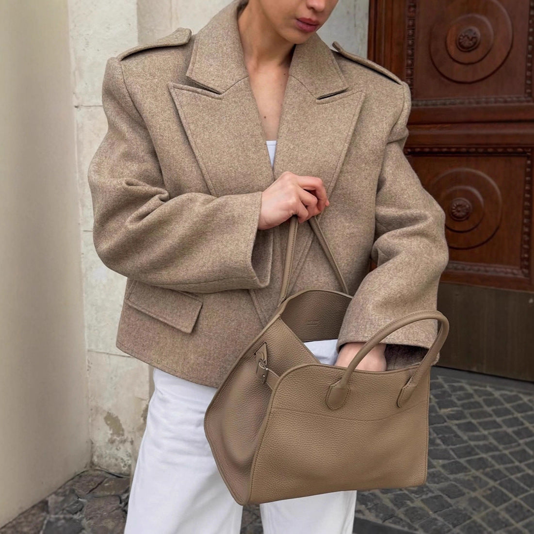Gray Suit Jacket Women&