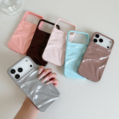 Simple Solid Color Pleated Soft Shell