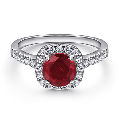 925 Sterling Silver Ring Zircon