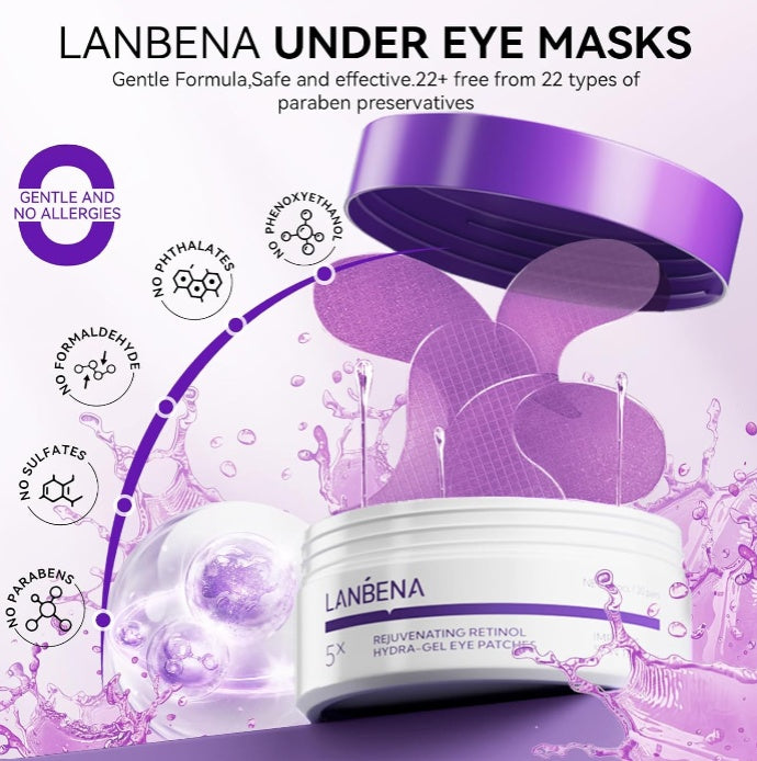 LANBENA Rejuvenating Retinol Hydra Gel Eye Patches