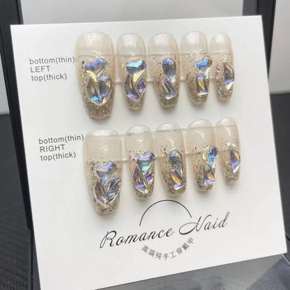 Hand-worn Armor Nail Sticker Nail Patch Warm Genie Series Ornament