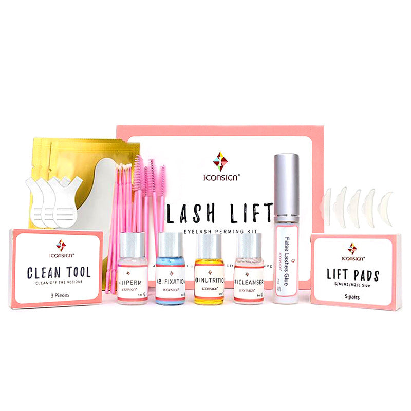 ICONSIGN Eyelash Perming Keratin Kit For Long-lasting Curly Lashes  Easy Eyelash Perming
