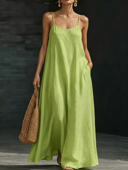 Casual Strap Maxi Resort-style Dress