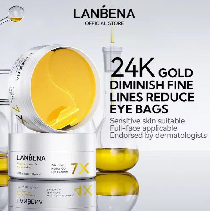 LANBENA - 24K Gold Hydra-Gel Eye Patches