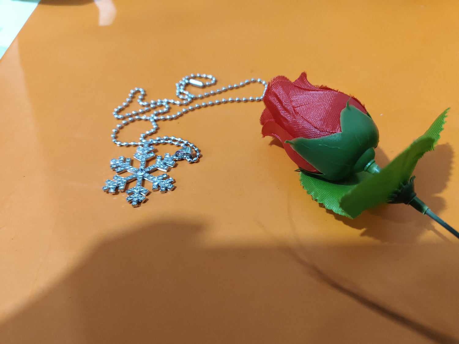 Magic Snowflake Necklace Christmas Gift Present Necklace