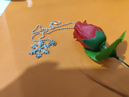 Magic Snowflake Necklace Christmas Gift Present Necklace