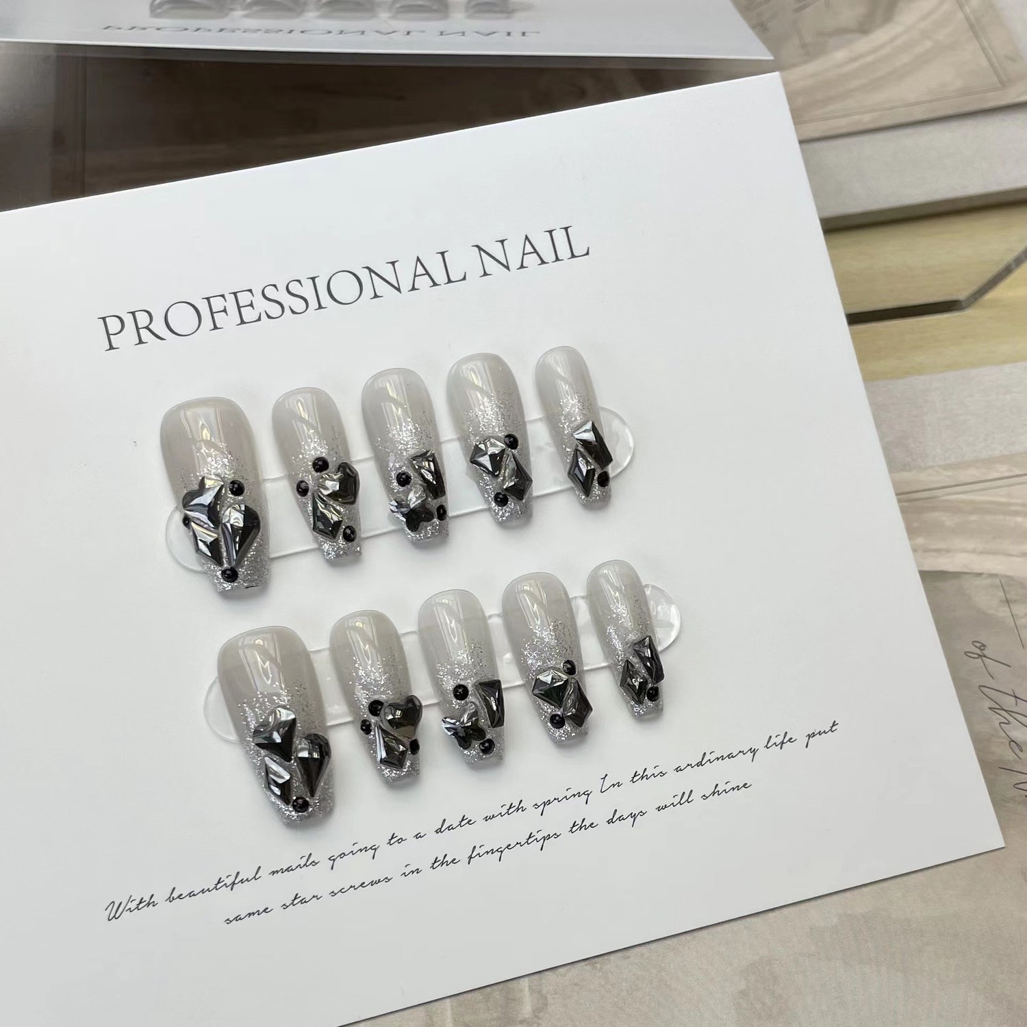 Hand-worn Armor Nail Sticker Nail Patch Warm Genie Series Ornament
