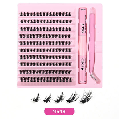 Segmented Single-Cluster DIY Eyelash Kit
