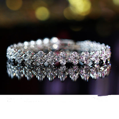 Roman Zircon Bracelet Temperament Personality Bracelet Female Fashion Simple Bracelet