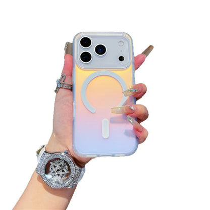 Laser Gradient Frosted Magnetic Phone Case