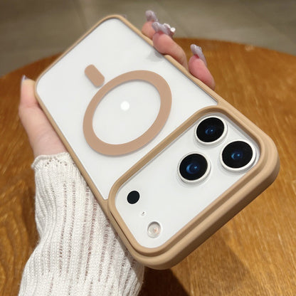 Magnetic Acrylic Transparent Large Hole Silicone Drop-resistant Phone Case