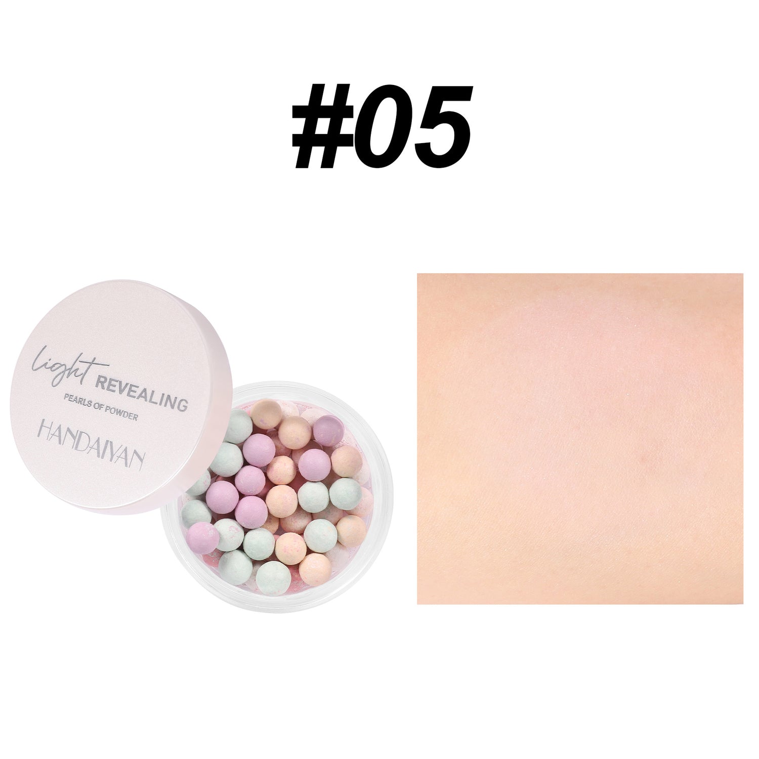 Loose Powder Ball Oil Control Lasting Five-Color Makeup