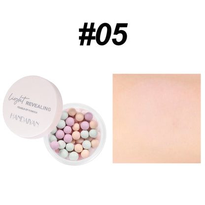 Loose Powder Ball Oil Control Lasting Five-Color Makeup