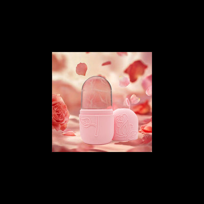 Facial Ice Tray Massager Facial Roller For Relieving Puffiness