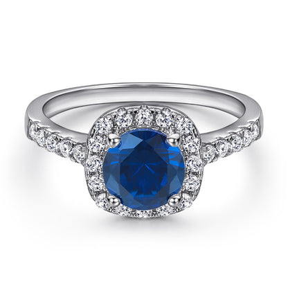 925 Sterling Silver Ring Zircon