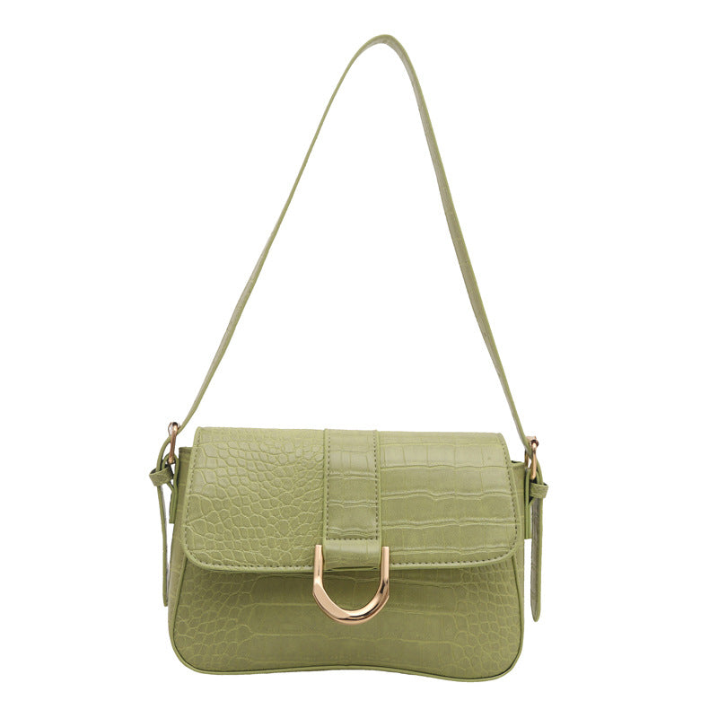 Advanced Texture Underarm Retro Style Fashionable Vachette Clasp Women&