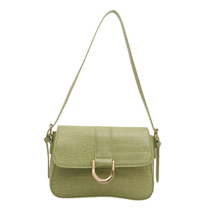 Advanced Texture Underarm Retro Style Fashionable Vachette Clasp Women&