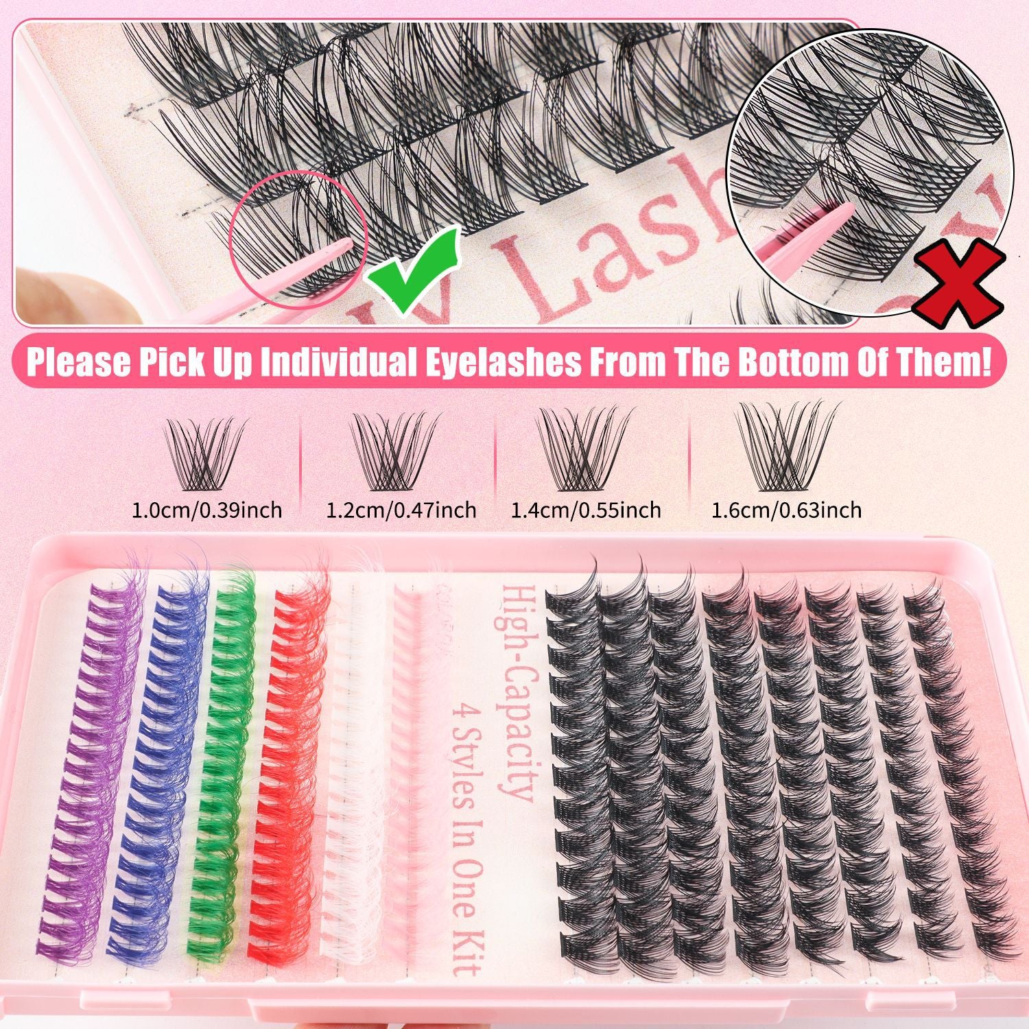 DIY Segmented Natural High-volume Lash Kit