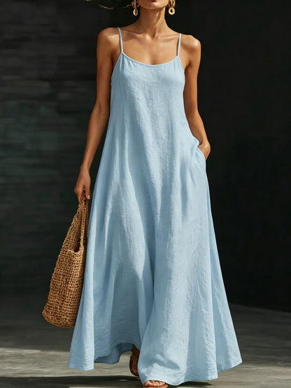 Casual Strap Maxi Resort-style Dress