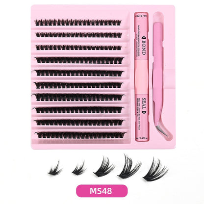 Segmented Single-Cluster DIY Eyelash Kit