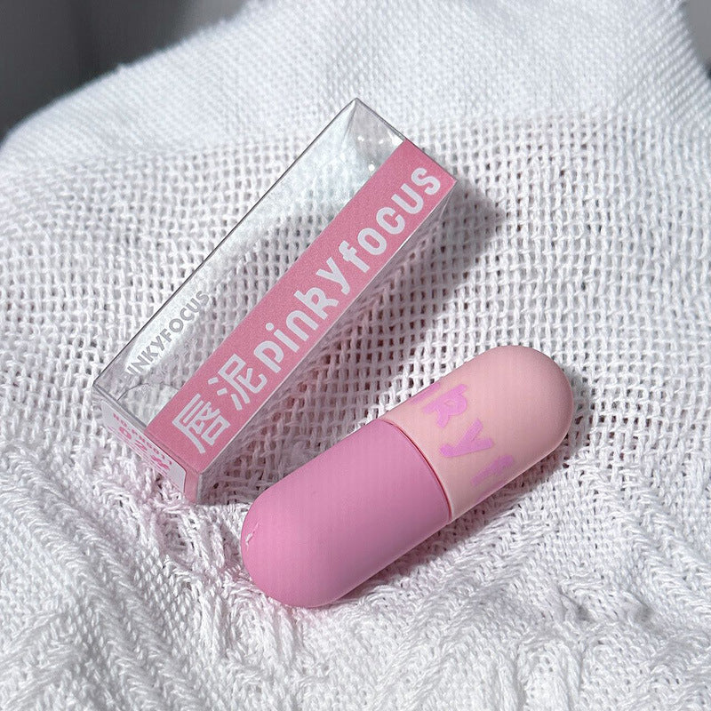 PinkyFocus Capsules Lip Mud Suit Matte Finish Velvet