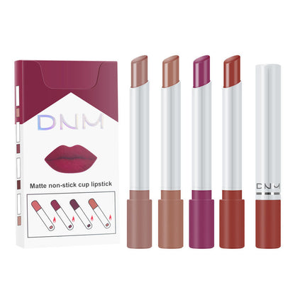 Four Makeup Set Non-stick Cigarette Pipe Thin Lipsticks