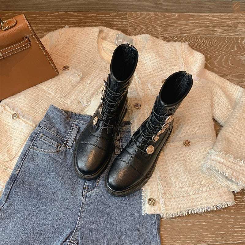 All-match British Short Boots Women&