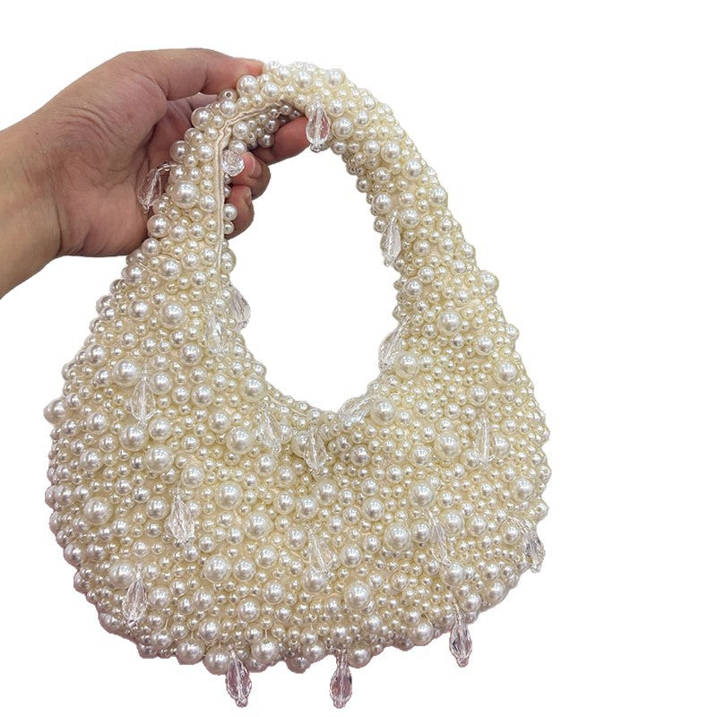 Versatile Casual Pearl Shoulder LUXY Bag
