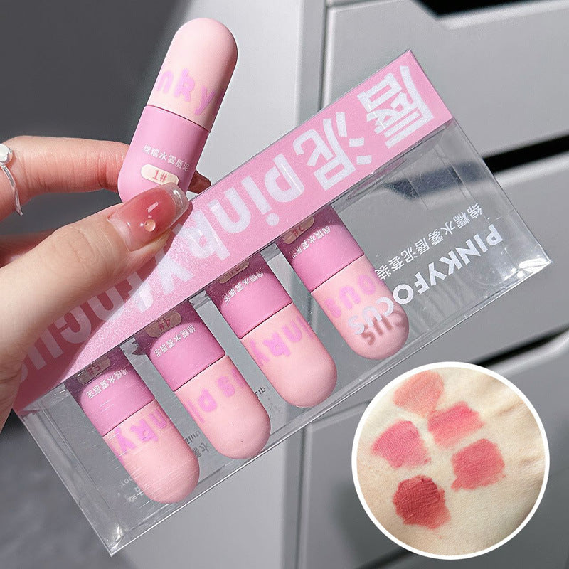 PinkyFocus Capsules Lip Mud Suit Matte Finish Velvet
