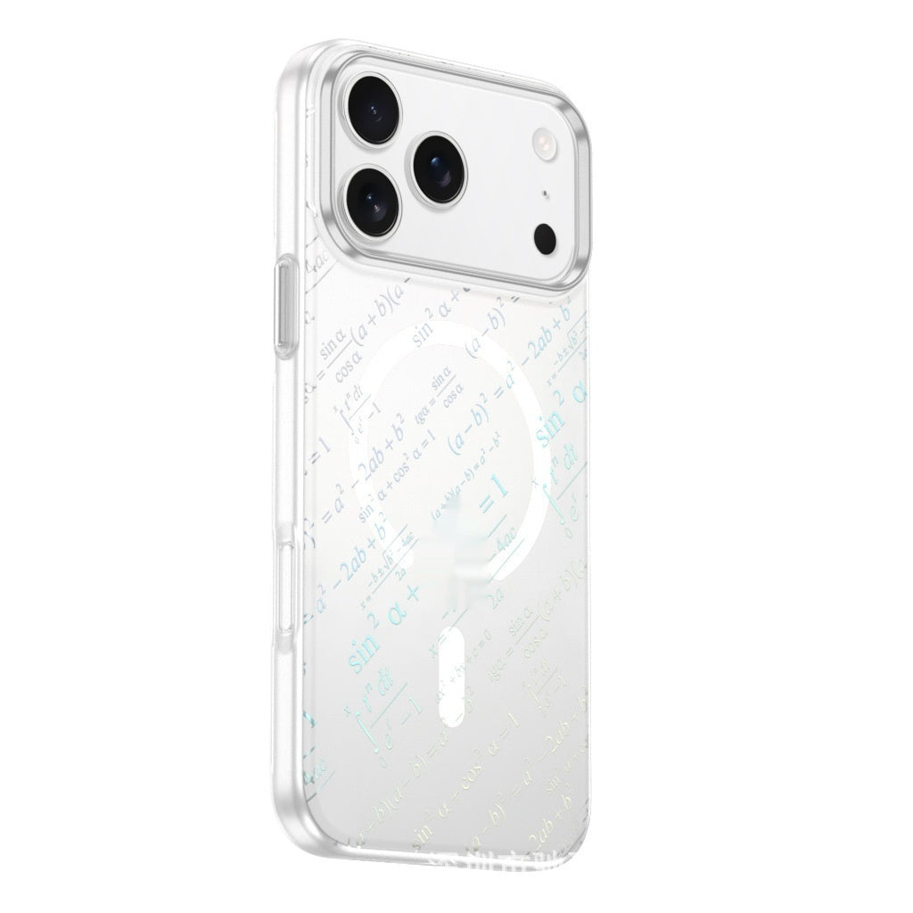 Magnetic Suction Phone Case Formula Semi-transparent Frosted Drop-resistant Protective Cover