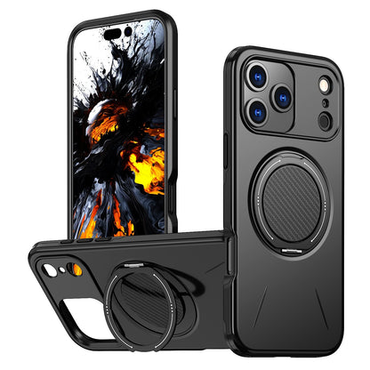Suitable For 17Pro Phone Case Rotating Damping Magnetic Bracket Two-in-one