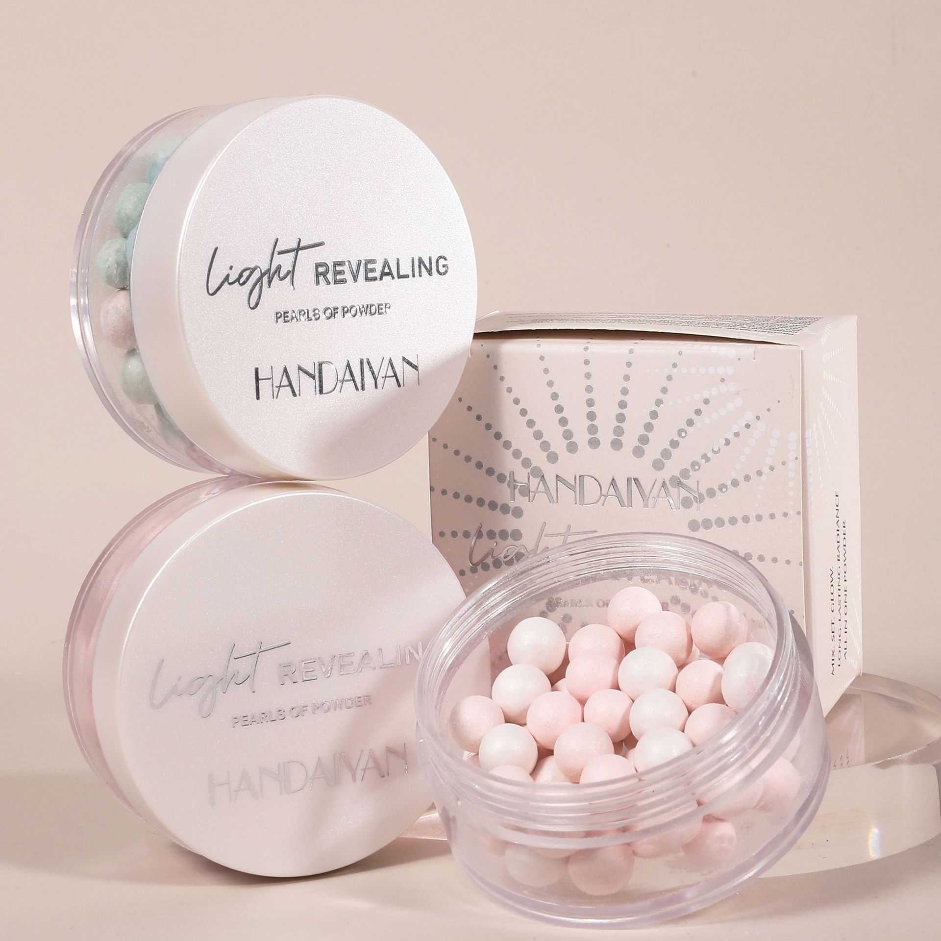 Loose Powder Ball Oil Control Lasting Five-Color Makeup