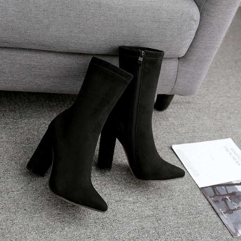 Nightclub Thick-heeled High-heeled Women&