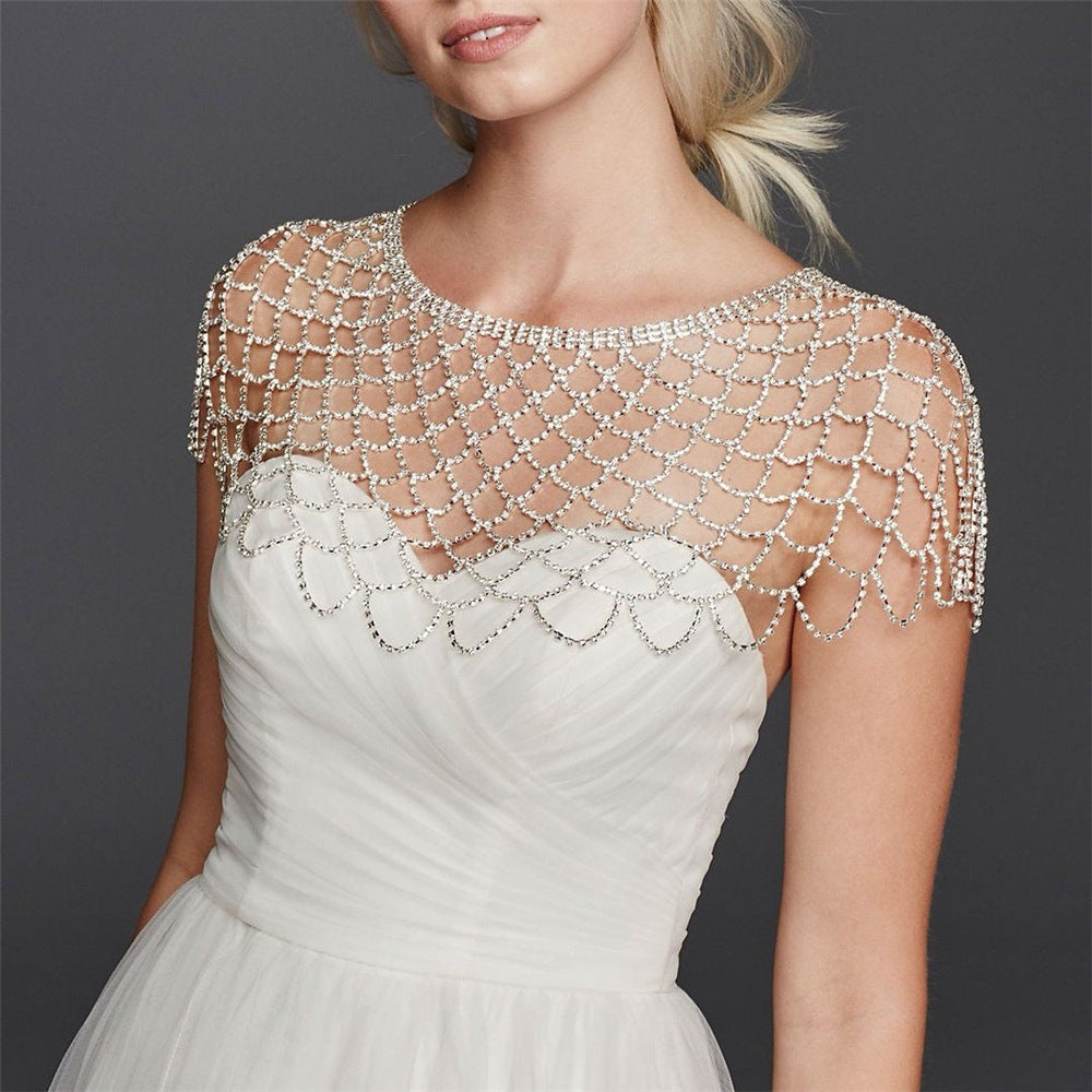 Fringe Pendant Shoulder Chain Bridal