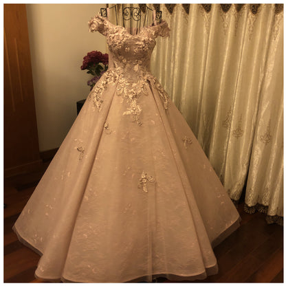 Princess Wedding Dress Bride Wedding Toast