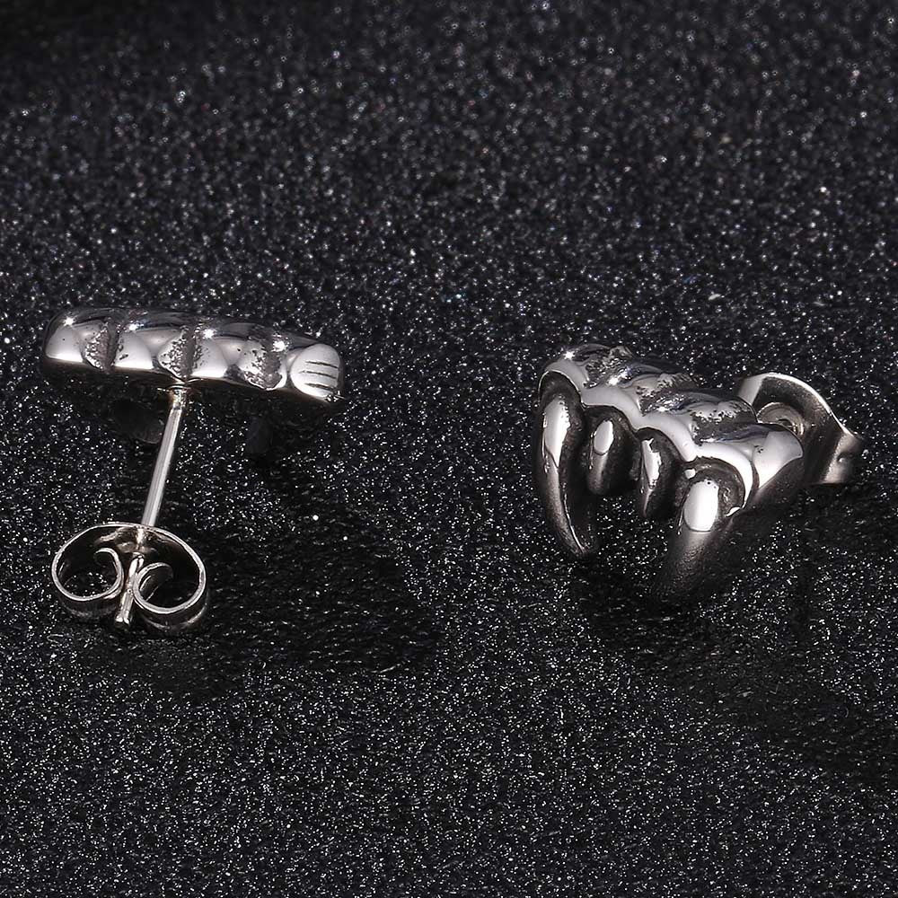 Jewelry Zombie Tooth Vintage Vampire Stud Earrings