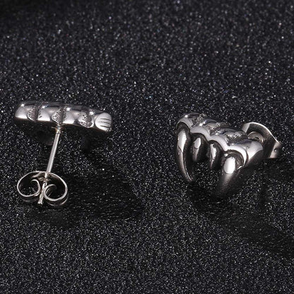 Jewelry Zombie Tooth Vintage Vampire Stud Earrings