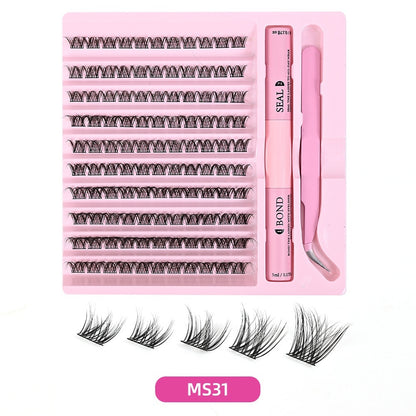 Segmented Single-Cluster DIY Eyelash Kit