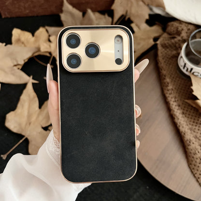 Phone Case Electroplated Metal Fine Hole Lens Protective Cover