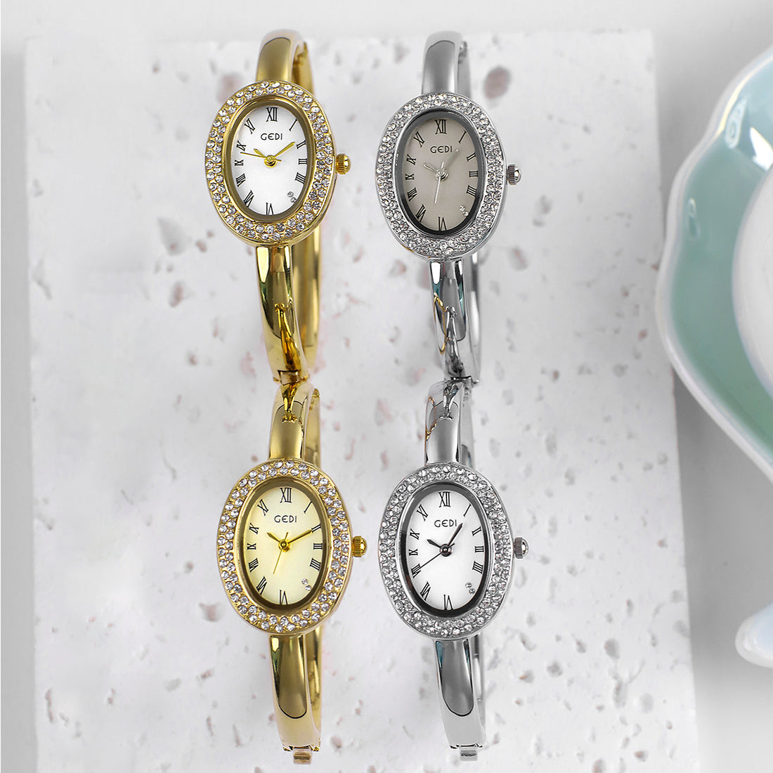 Niche Oval Bathtub Bracelet Women&