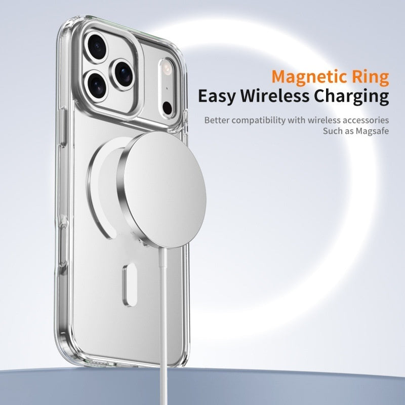 Magnetic Shell Suitable For 17propromax Phone Case Transparent